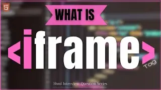 What is iframe in html | Iframe tag with sandbox attribute | iframe in html | iframe | WebX Learner