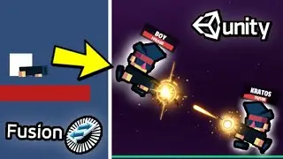 Unity Photon Fusion Tutorial - Building a 2D Multiplayer Game in C#! #gamdev #unitymultiplayer