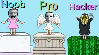 Noob vs Pro vs Hacker-Tofu Girl