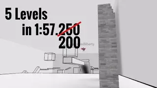 (Former WR) ROBLOX Speed Run 4: 5 Levels No Skips 1:57.200