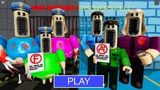 BARRY EXE Family VS EXE COP Family in BARRY'S PRISON RUN! New Scary Obby (#Roblox)