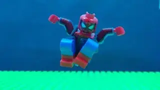 Spider-Man Jumping (Lego Stop Motion test)