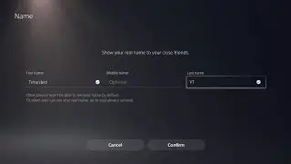 How To Change Your Real Name On PS5 PlayStation 5