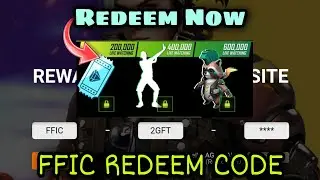 21 MARCH FFIC REDEEM CODE |HOW TO GET FFIC REDEEM CODE|GET FREE PET,EMOTE