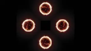 Spinning Sun Visualizer Hologram 3D