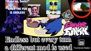 Friday Night Funkin’: Endless but every turn a different mod is used