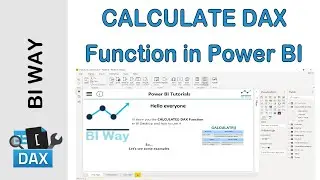 DAX Language - CALCULATE Function in Power BI