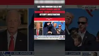 Ron Johnson calls out Secret Service 'dragging' Trump's assassination attempt investigation #shorts