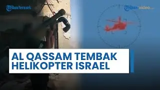 Detik-detik Pejuang Brigade Al Qassam Tembak Helikopter Apache Milik Israel Pakai Rudal SAM 7