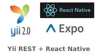 React Native + yii2 rest first application