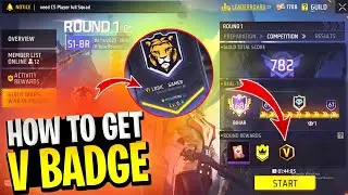 How To Claim Guild V Badge 🤔 | Guild V Badge Free Fire