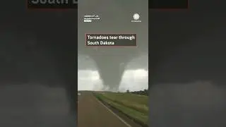 Tornadoes Plow Through Fields in South Dakota