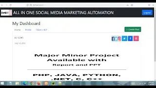 All In One Social Media Marketing Automation | Python Django Project