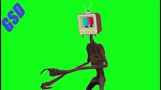 Siren Head TV Head Green Screens | Trevor Henderson Fan Made