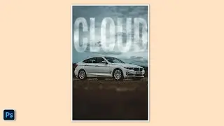 Cloud Text Photoshop | Photoshop Text Effects | Photoshop Text Editing