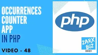 #48 Count occurrence of each character in paragraph in PHP  | PHP Tutorial | PHP for Beginners