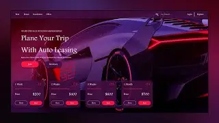 JavaFX UI: Car Rental System Design