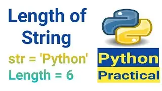 Length of String in Python | How to find length of string in python