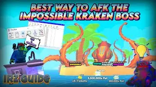 BEST AFK METHOD TO FARM THE IMPOSSIBLE KRAKEN BOSS IN ARM WRESTLE SIMULATOR 🦑