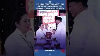 Perilaku Titiek Soeharto  usai Prabowo Diumumkan KPU Sebagai Pemenang PIlpres 2024 Jadi Sorotan