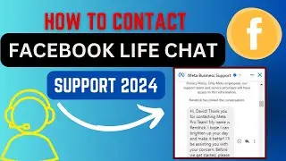 How to contact Facebook live chat support 2024