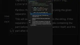 Partition Strings In Python #python #code #programming