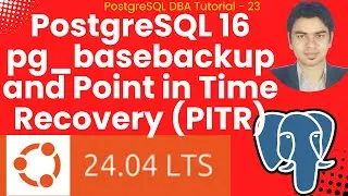 PostgreSQL 16 pg_basebackup and Point in Time Recovery