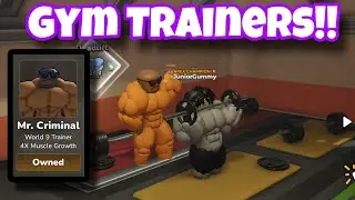 NEW GYM LEAGUE UPDATE!! NEW GYM TRAINERS!! (Roblox)