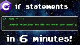 C# if statements 🤔