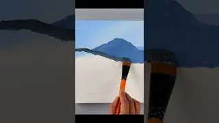 Acrylic landscape painting 