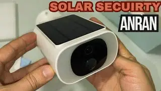 ANRAN Security Cameras Wireless Outdoor, 2K WiFi Surveillance Outdoor with Embedded Solar Panel