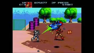 Captain America and the AVENGERS - Marvel Beat'em-Up Game (Scene 1)