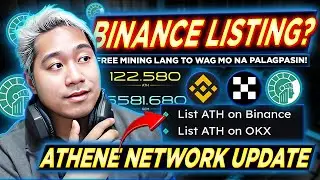 $ATH LISTING ON BINANCE AND OKX | Athene Network Free Mining Update | HOW TO EARN FREE CRYPTO