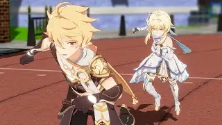 Why are you chasing me? (Aether & Lumine) #Reupload