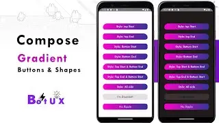 Gradient Button | Shapes in Jetpack compose