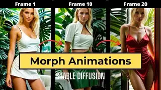 Morph Animations made EASY with AnimateDiff and Stable Diffusion (A1111)