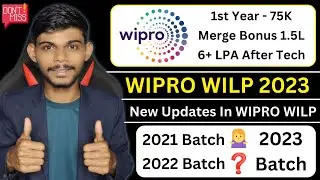 Who Will Get Merge Bonus? | Wipro WILP 2023 | All Details Explained!