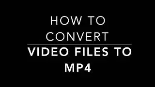 How to convert video files to mp4 by using free OBS software