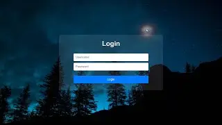 Login Page HTML CSS | Login Form HTML CSS