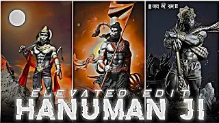 ELEVATED - LORD HANUMAN 🚩 | Hanuman status edit | elevated song edit | #viral #youtuber #hanumanji