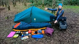 How I fit all my solo wild camping kit in my 36l Osprey Stratos backpack