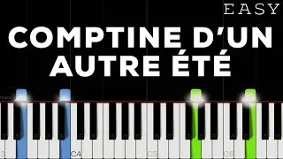 Yann Tiersen - Comptine d’un autre été (Amélie) | EASY Piano Tutorial