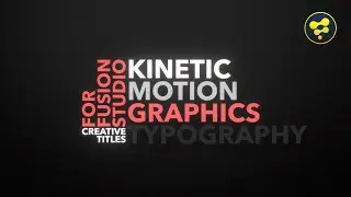 Kinetic Typography in Blackmagic Fusion