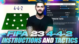 FIFA 23 MOST OP FORMATION / 4-4-2 BEST CUSTOM TACTICS & INSTRUCTIONS TUTORIAL