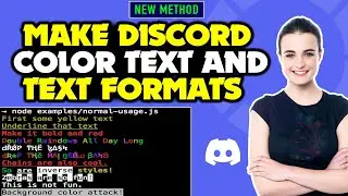 How To Make DISCORD COLOR TEXT and Text Formats [All formate] 2024