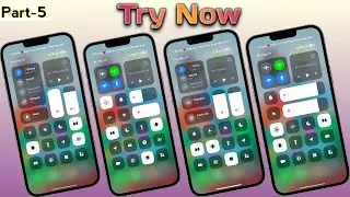 ⚡️ios Style Control Centre All Xiaomi Redmi Poco Device| Hyperos(MIUI)Modded Control Centre Part-5
