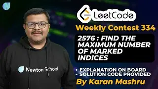 Leetcode Weekly Contest 334 | 2576 : Find The Maximum Number Of Marked Indices Solution | In Hindi