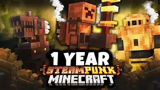 I Survived 1 YEAR In STEAMPUNK CREATE MOD [FULL MOVIE]