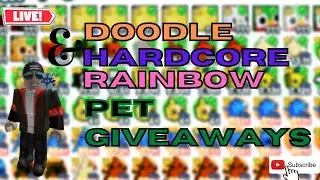 🔴LIVE🔴HARDCORE and DOODLE PET MAILBOX GIVEAWAY | Pet Simulator X Giveaway Live 