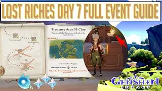 Get Your Pet Seelie - Lost Riches Day 7 Event Guide Treasure Area 13 &14 + Co-op Challenge Genshin